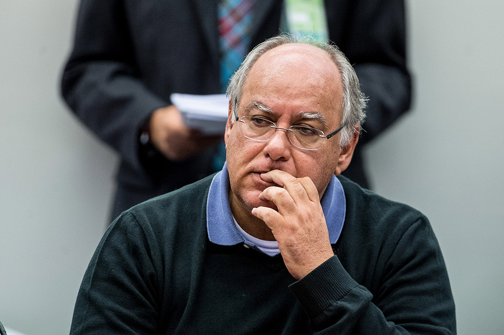 19/03/2015 - Ex-diretor da Petrobras Renato Duque presta depoimento em CPI na Câmara dos Deputados (Marcelo Camargo/Agência Brasil)