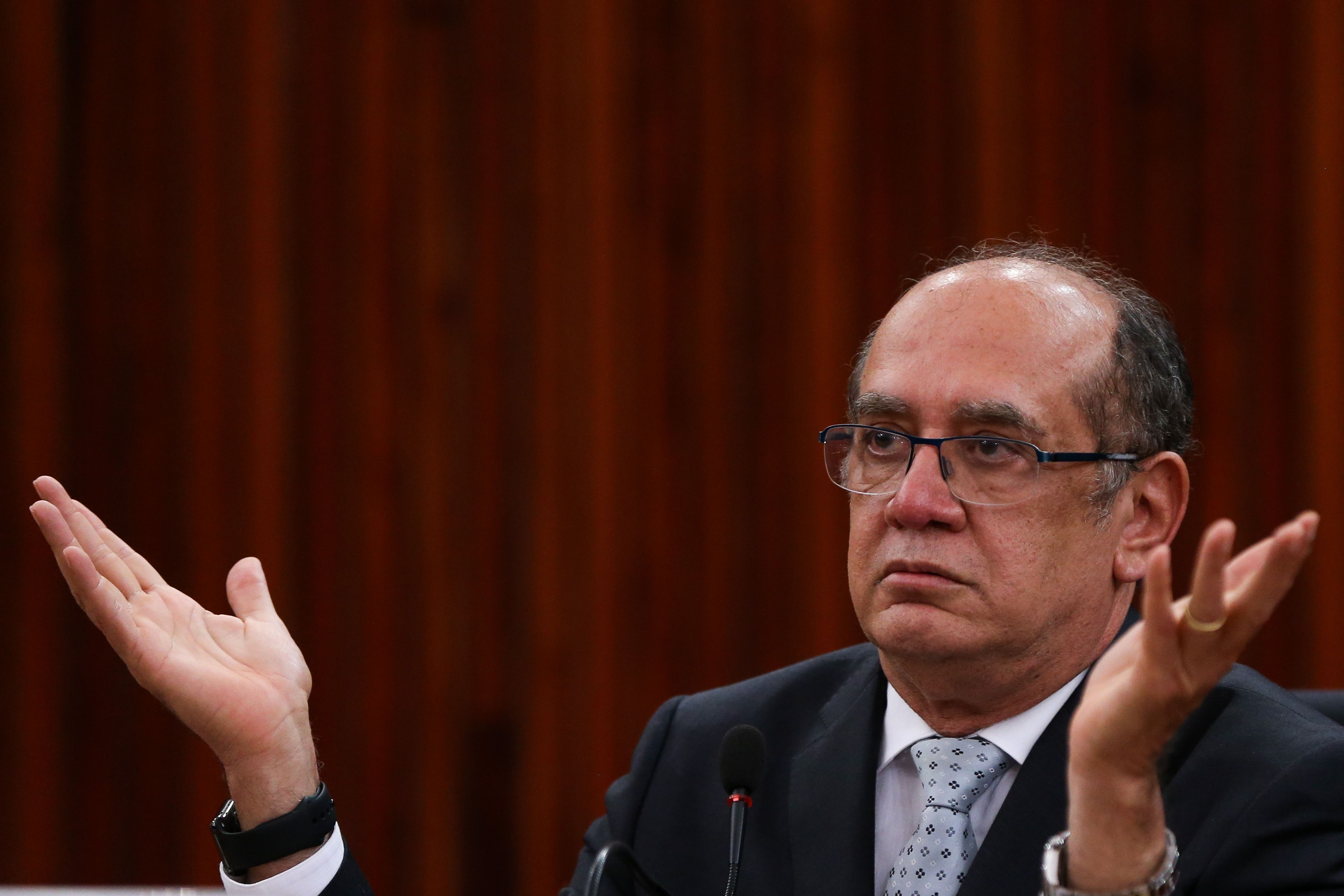 Brasília - Presidente do TSE, Gilmar Mendes, faz balanço dos trabalhos do tribunal e apresenta dados sobre prestações de contas de campanhas referentes às eleições municipais deste ano (Marcelo Camargo/Agência Brasil)