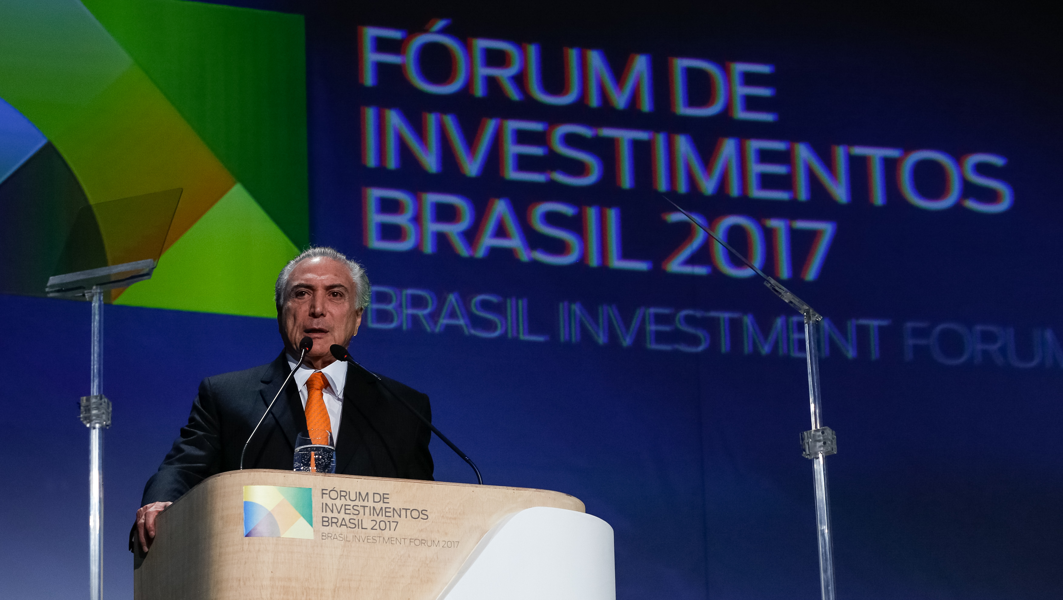 30/05/2017- São Paulo - SP, Brasil-  Abertura oficial do Fórum de Investimentos Brasil 2017. Discurso do Presidente da República, Michel Temer.
Foto: Marcos Corrêa/PR