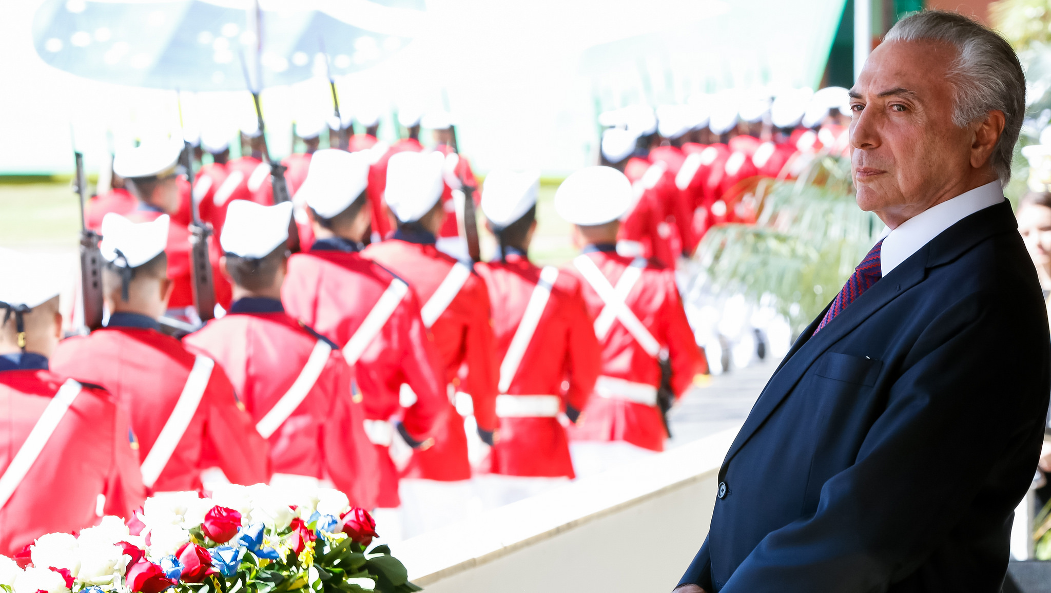 09/06/2017- Brasília - DF, Brasil- Cerimônia de comemoração do 152º Aniversário da Batalha Naval do Riachuelo - Data Magna da Marinha - e Imposição das Condecorações da Ordem do Mérito Naval.
Foto: Marcos Corrêa/PR