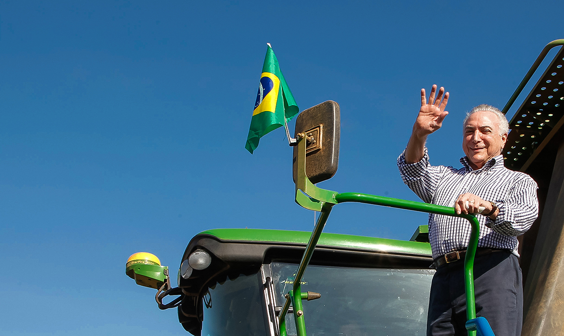 11/08/2017- Lucas do Rio Verde – MT, Brasil- Presidente Michel Temer durante a Abertura da Colheita do Algodão.
Foto: Clauber Cleber Caetano/PR