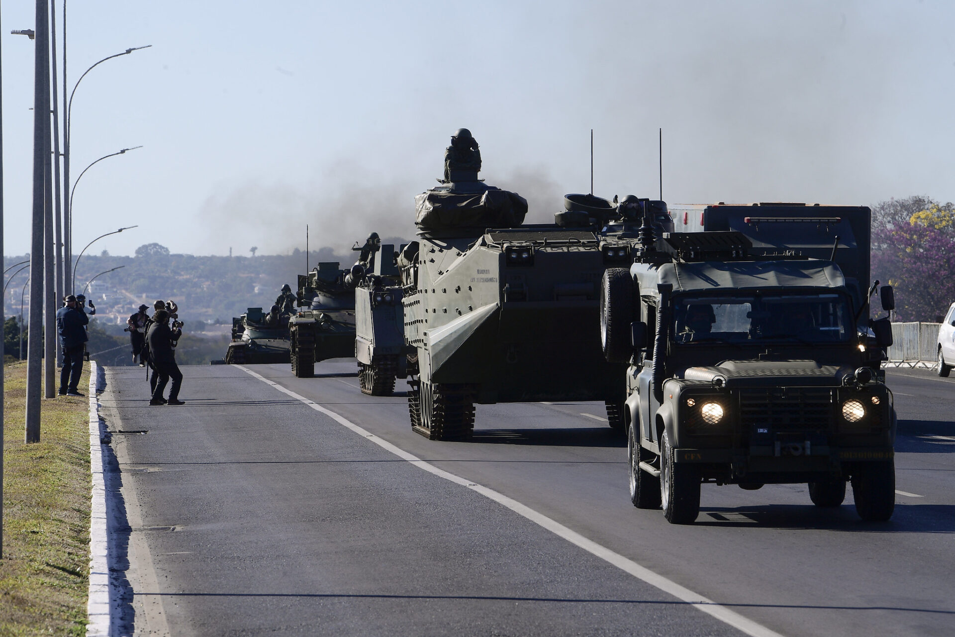 Desfile militar na Esplanada - Operação Formosa. Foto: Pedro França/Agência Senado
