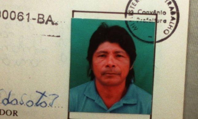 Documento de identidade de Galdino Pataxó, assassinado por cinco jovens em Brasília | Foto de arquivo/Agência O GLOBO