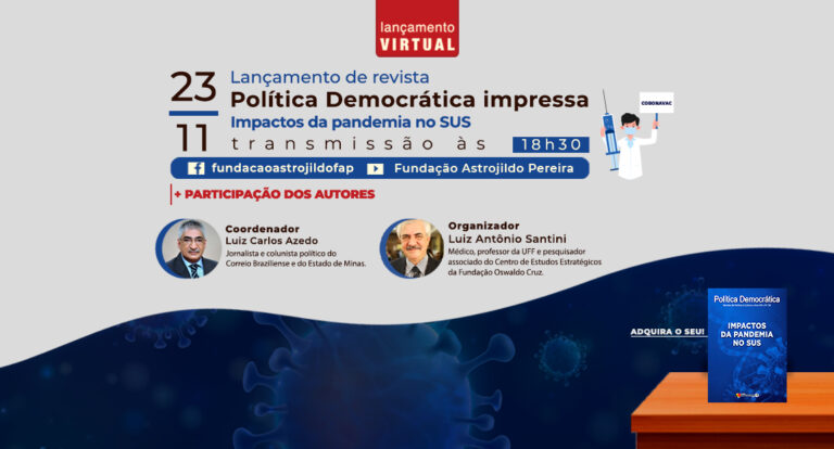 Evento de lançamento da revista temática sobre Impactos da pandemia no SUS