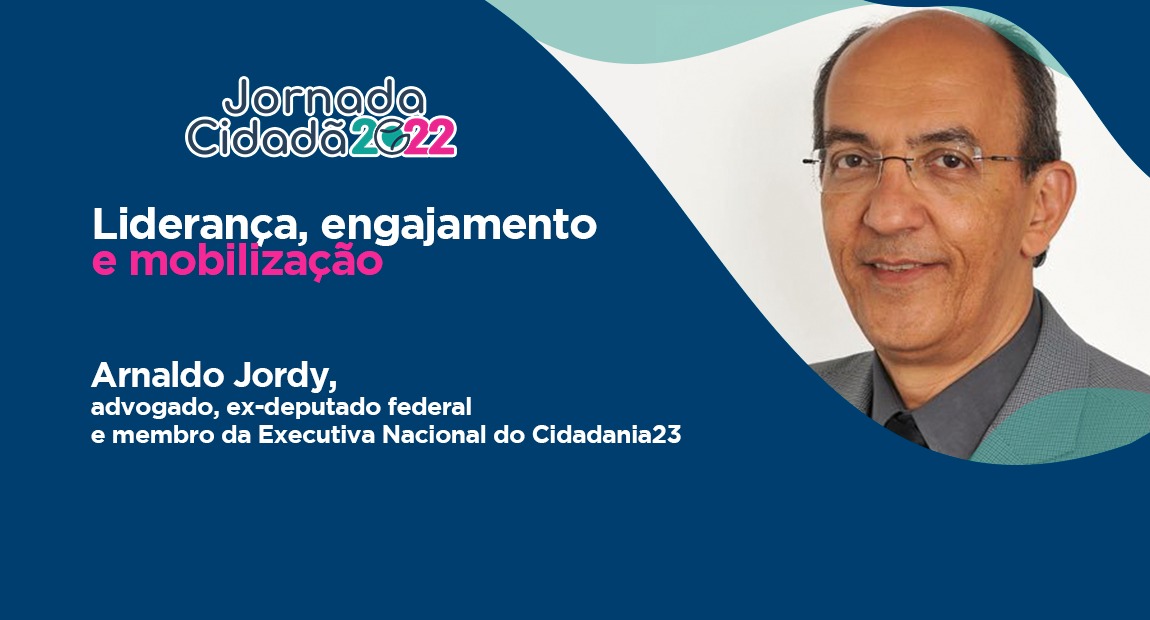 Aula do ex-deputado federal Arnaldo Jordy no curso Jornada Cidadã 2022