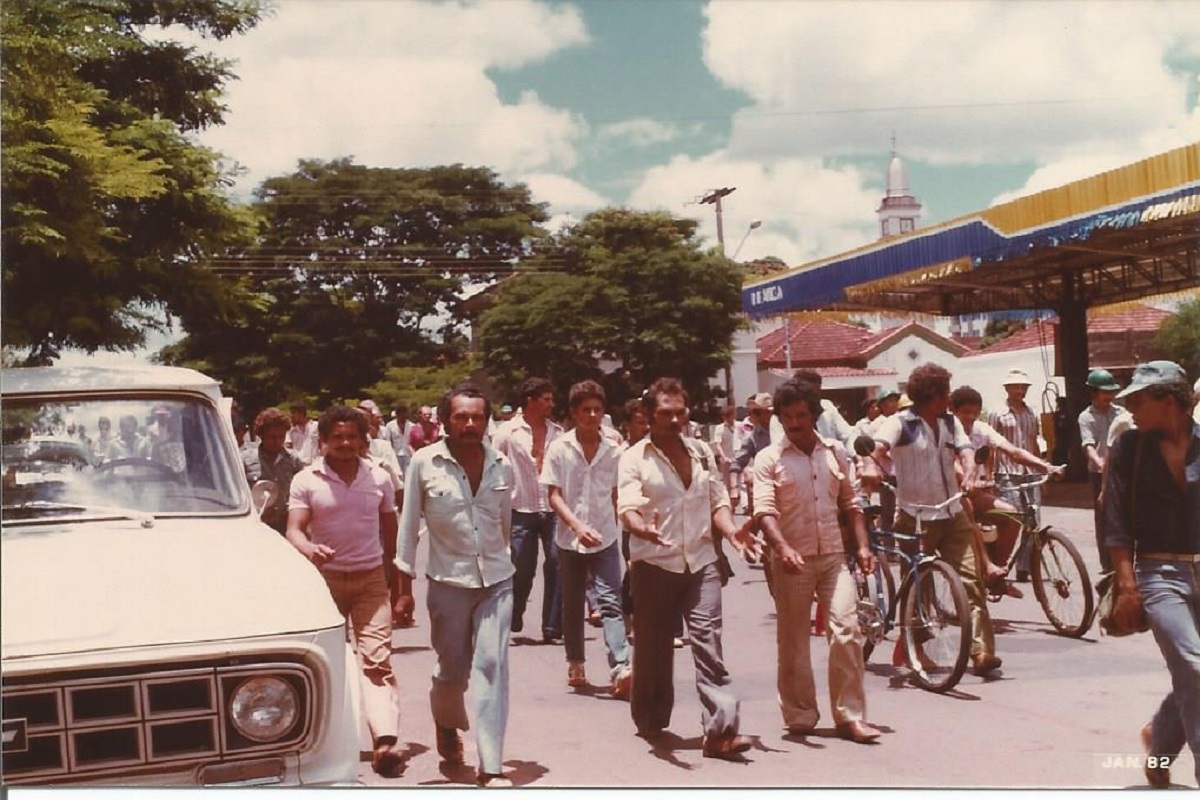 Primeira passeata trabalhadores construcao civil 1981