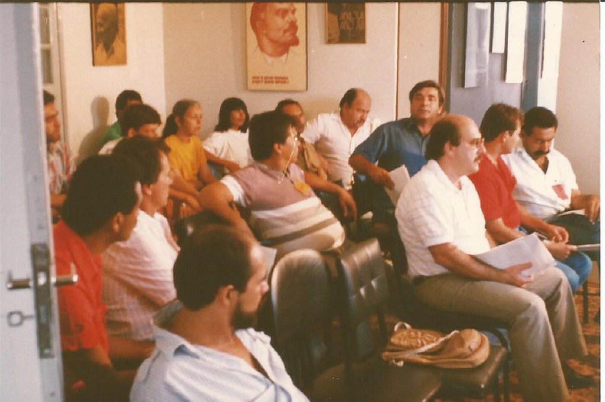 Reuniao na Sede do PCB MS 1989