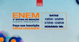 Oficina de redação do Enem banner site