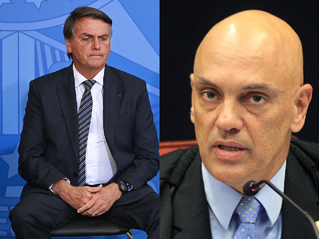 Bolsonaro e Moraes chegaram a se cumprimentar durante evento | Imagem: reprodução/Brasil de Fato