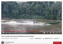 Piloto no garimpo do urariquera tenta fugir do exército brasileiro | Imagem: reprodução/BBC news Brasil
