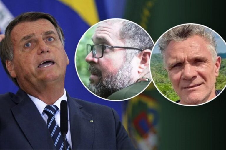 Bolsonaro culpa Bruno Pereira e Dom Philipps pela "viagem arriscada" | Imagem: reprodução/Horizontes Democrático
