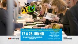 Feira do livro Card | Arte: FAP