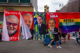 Lula x Bolsonaro - Toalhas | Foto: casa.da.photo/Shutterstock