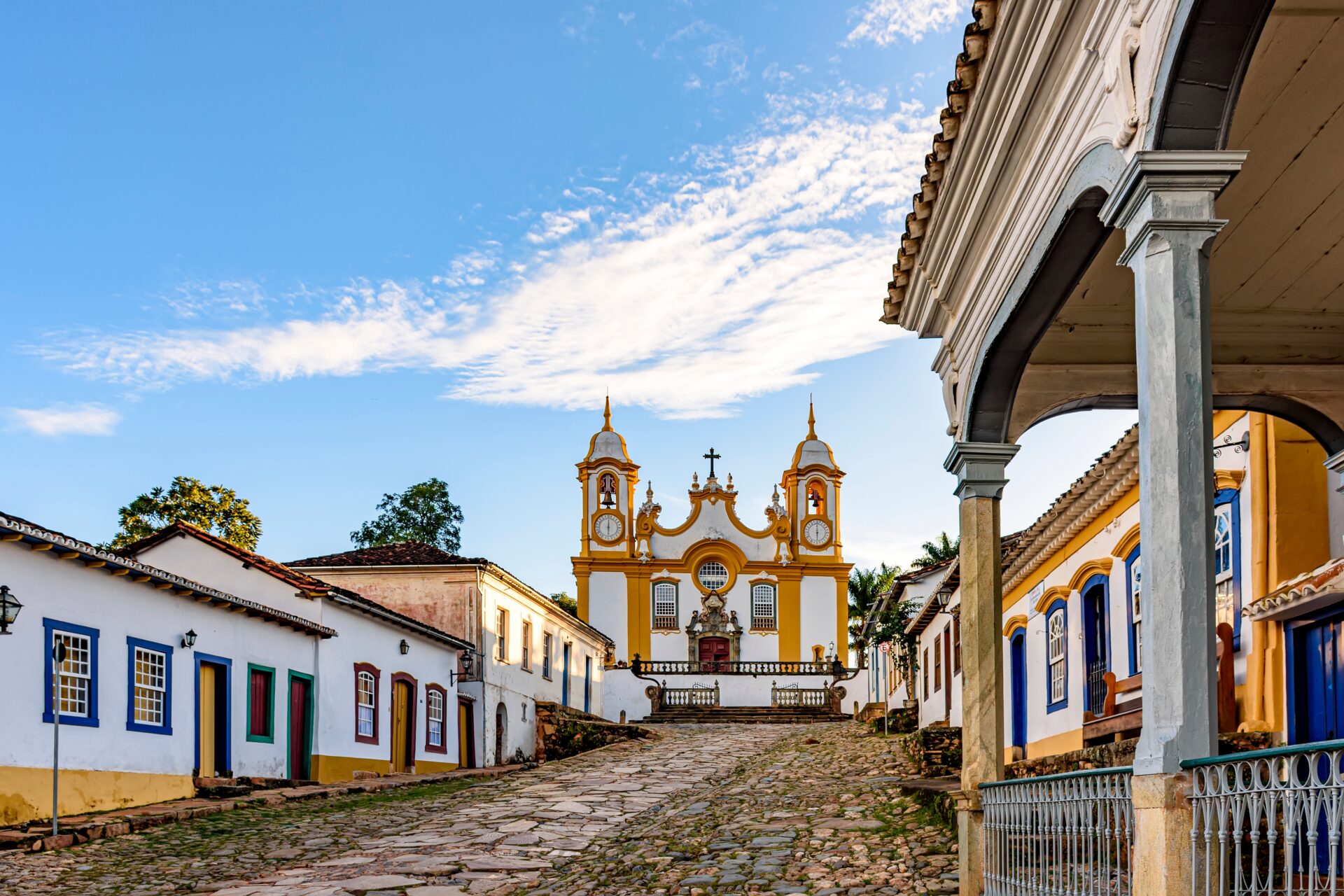 Igreja Matriz de Santo Antônio na cidade de Tiradentes, patrimônio cultural de Minas Gerais | Foto: Fred S. Pinheiro/Shutterstock 