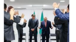 Jair Bolsonaro durante reunião com pastor Gilmar Santos em 2019| Foto reprodução: Carolina Antunes / PR