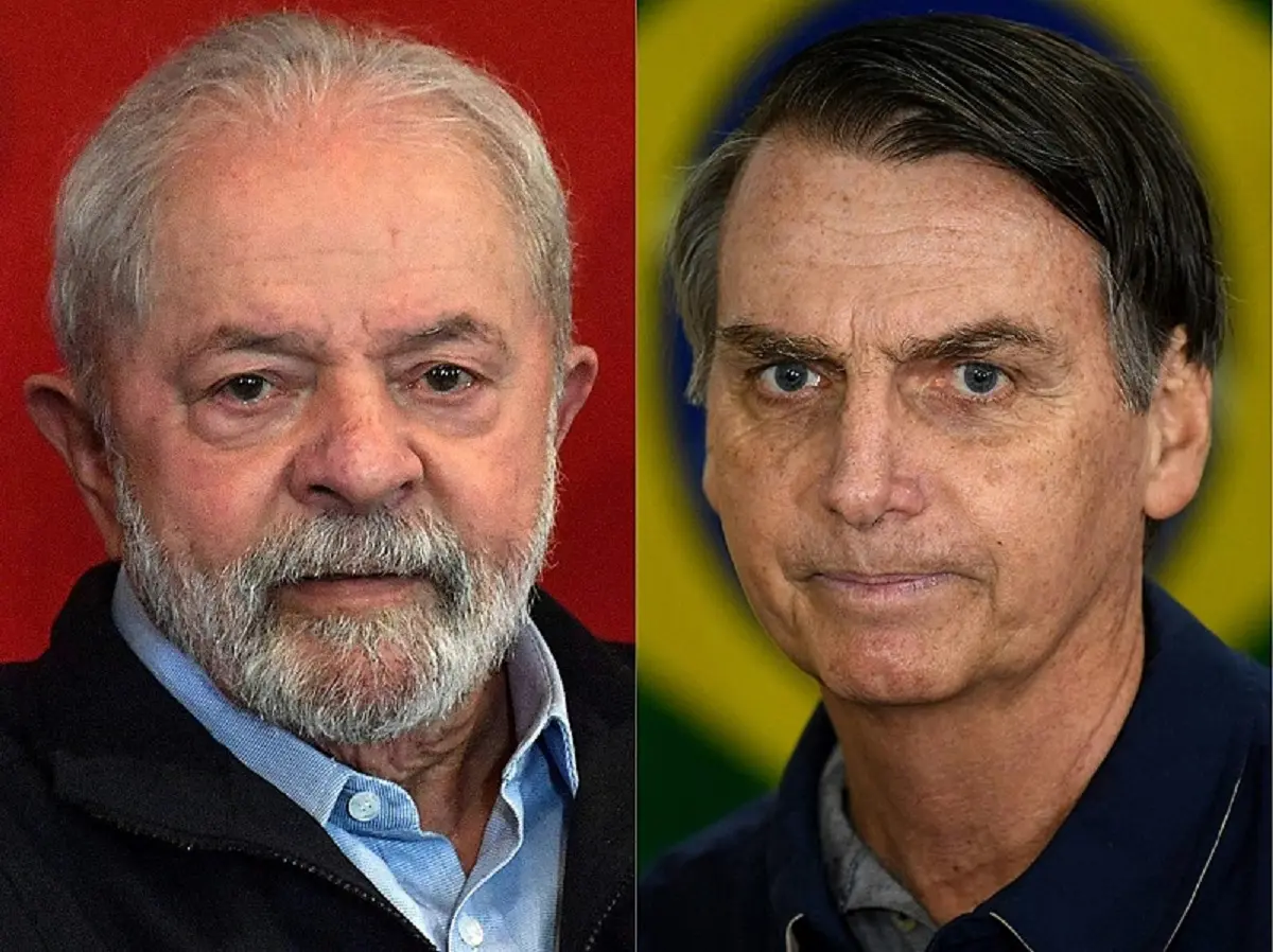 Lula e Bolsonaro se enfrentam em disputa acirrada neste domingo (30) - Nelson Almeida, Mauro Pimentel / AFP