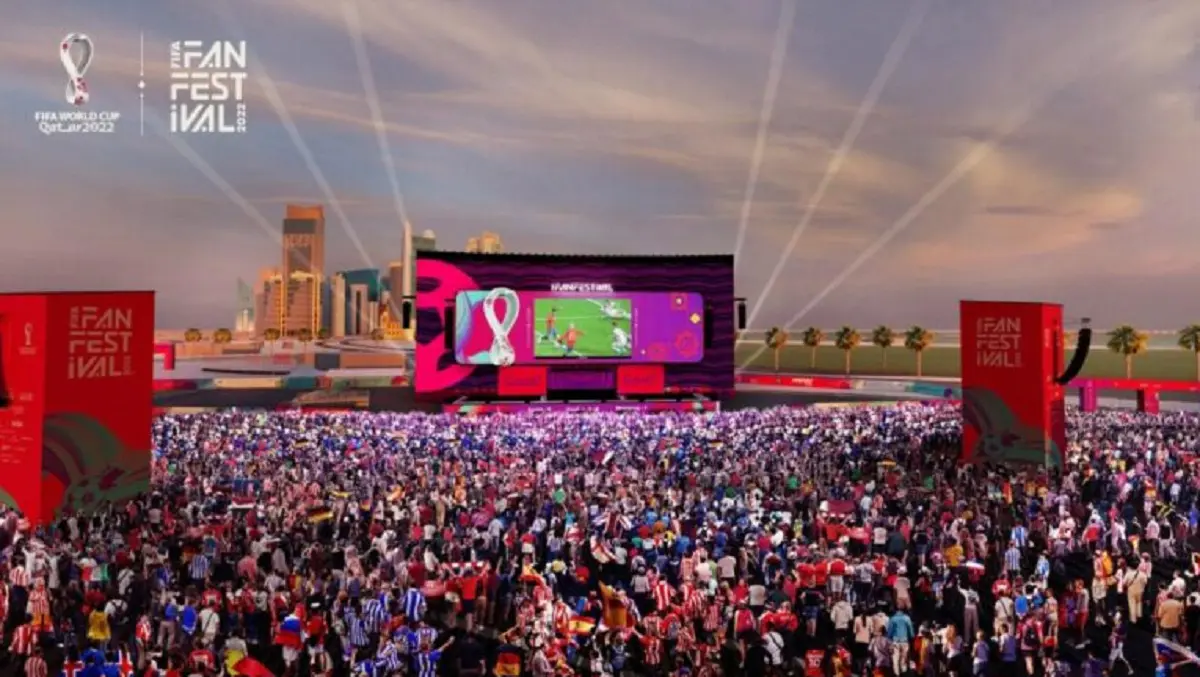 Fifa Exemplo de espaço da FIFA Fan Festival | Crédito: Divulgação