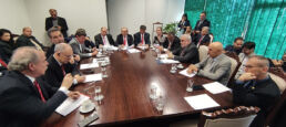Equipe de Lula se reuniu com Marcelo Castro nesta quinta-feira (3) | Foto: Assessoria Jean Paul Prates (PT-RN)
