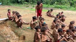Quase 100 crianças do povo Yanomami, entre um e quatro anos, morreram devido ao avanço do garimpo ilegal na região em 2022 | Foto: Reprodução/Instagram/urihiyanomami